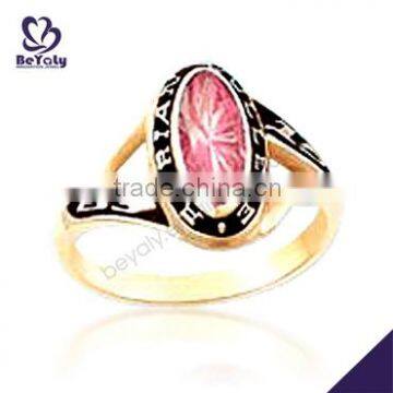 Fashion jewelry custom design silver vintage class ring