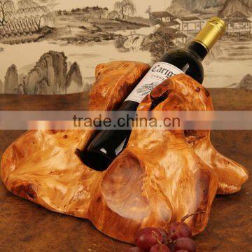 Hot selling wine rack handmade carving wooden wine rack