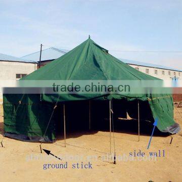 High quality 5+ persons waterproof military canvas tents