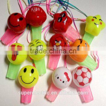 High Quality Wholesale Cheap Kids Plastic Led Whistle photo-2