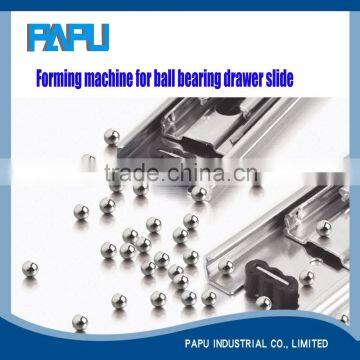 High Quality Drawer Slide Manufactory, 27mm Ball Bearing Drawer Slide, Roller Forming Machine of Ball Bearing Slide