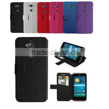 for Acer Liquid E600 colorful wallet leather case silk slim stand wallet leather high quality factory price