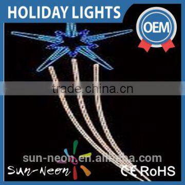 2D fancy led motif light Christmas led street MOTIF lights for POLE decorations