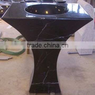 polished outdoor natural stone sink basin