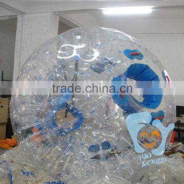 3 meter adult PVC dry zorb ball with 2 harnesses