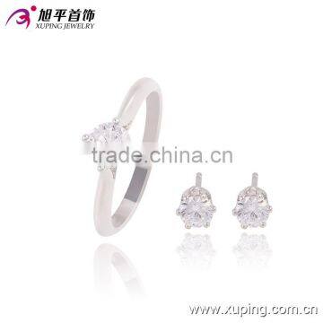 china factory rhodium color costume jewellry sets advertise in alibaba hot sale made in China jewellri