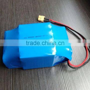 Hot sales 37v self balancing electric scooter battery 37v 4400mah icr 18650 li ion battery