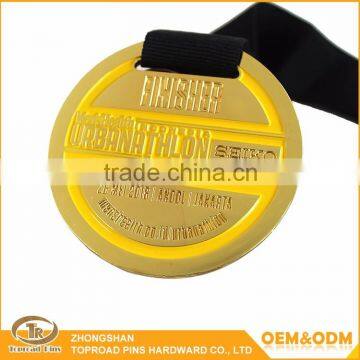 Zhongshan professional custom metal award honor medallion gold metal award