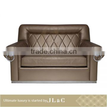 JS12-02 Two Seat Sofa with Solid Wood in Living Room From JL&C Luxury home Furniture Lastest Designs