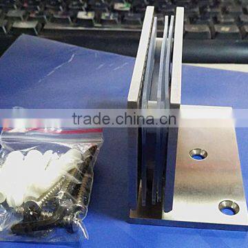 90 Degree With 3 Holes SUS 304 Tempered Glass Door Pivot Hinge/ Shower Door Hinge photo-3