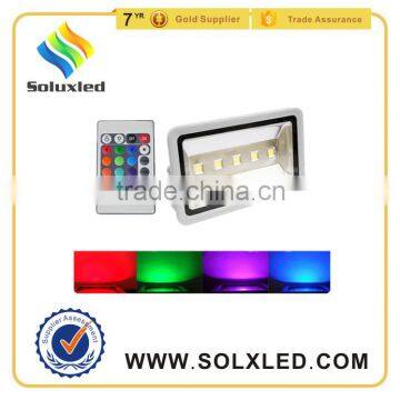 RGB led flood light 250w rgb using for outdoor