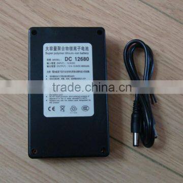 DC12V 3000mAh Li-ion Super Rechargeable Portable Battery