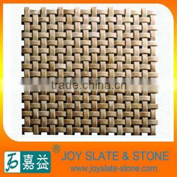 cheap crazy paving stone/marble mosaic paving stone