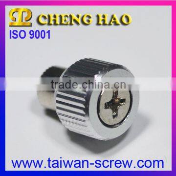 Taiwan Customized CNC Lathe Knurled Head Screws