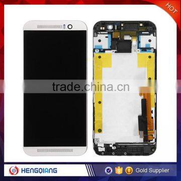 Factory pricecompatible lcd assembly display digitizer for htc M9, lcd touch screen digitizer for htc M9