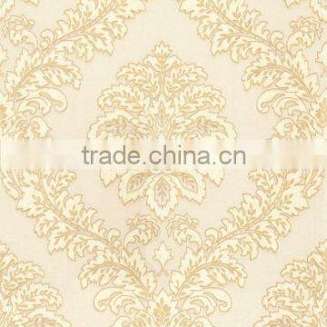 Classical Design Wallpaper With Floral Pattern photo-6