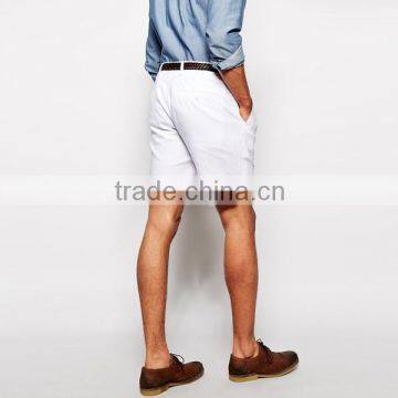 Slim Fit Linen Mix Denim Shorts Men JXH195 photo-3