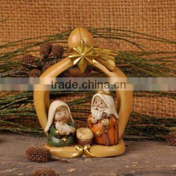 Polyresin religious figurine decoration