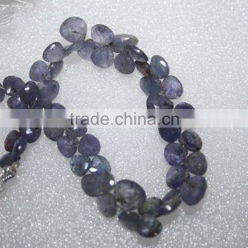 Natural Iolite Faceted Heart