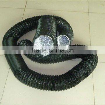 Heat resistant PVC foil bonded aluminum ducting