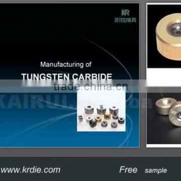 solid carbide dies yg8/yg6 tungsten carbide drawing die for stretching non-ferrous wire in competitve price