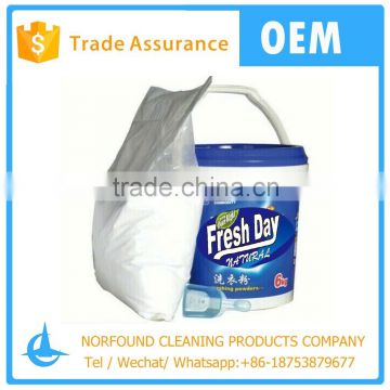 OEM plastic bucket with handlle Detergent Powder