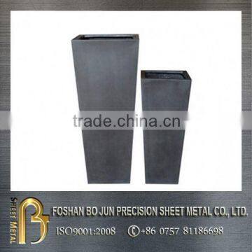 Customized vertical rectangular flowerpot china manufacturer supplier steel flower planter