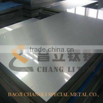 Titanium and titanium alloy plate