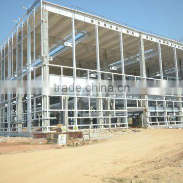 Fast constructed lightweight steel made multi-storey warehouse