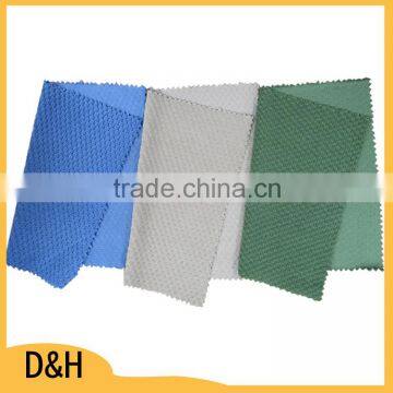 popular plain color 96% polyester 4% spandex small square fabric in stock or make -to-order supplier