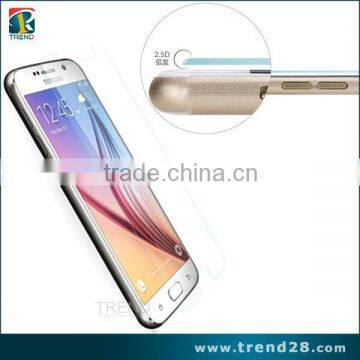 Hot on sale 9H 2.5 D round edge screen protector for samsung galaxy s6