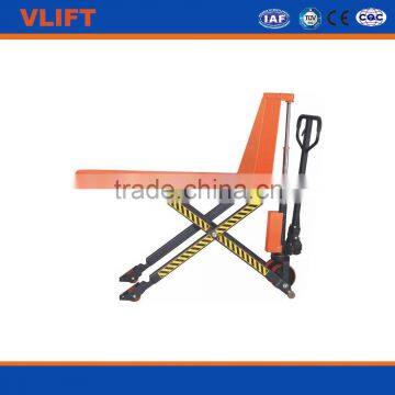 1.5 ton scissor lift pallet truck with quick-lift operation