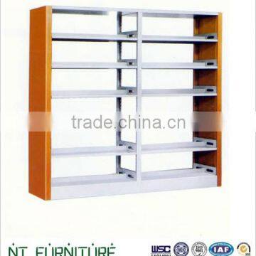 high quality library book rack shelf iron shelf library furniture for book store