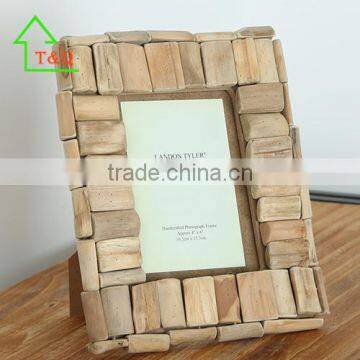 2016 Unique Cheap Artificial handmade Wooden Photo Frame