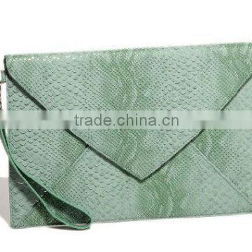 2013 fashionable embossed pu leather Envelope clutch bag for Ipad