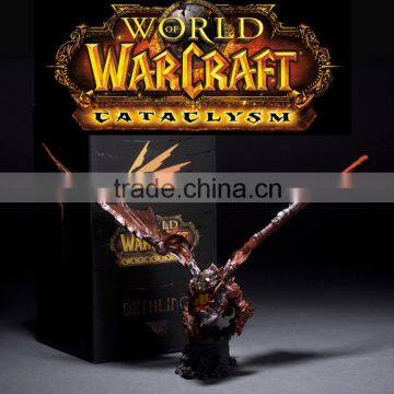 Customize game collection World of Warcraft Deathwing action figure game plastic PVC model toys OEM ODM Q edition style