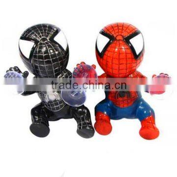 plastic cute colorful spiderman cupula dolls in car