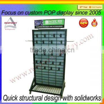 Hooks Slatwall Metal Display Stand Display Holder