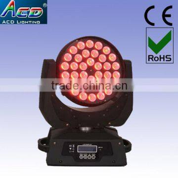 36*10w RGBW led moving head zoom,led zoom moving head light,led bar moving head light,