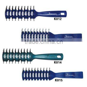 Professional natural plastic bristle hair comb