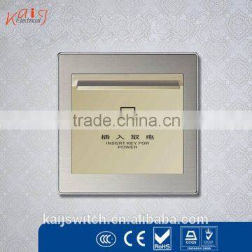 Hotel key card socket,insert card for power switch with key card