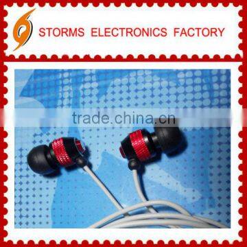 New Model Latest headphone headset earphone with metal decorative