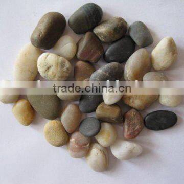 garden pebble stone decoration