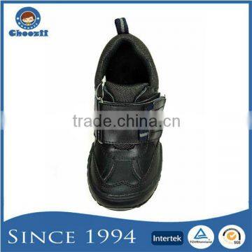 OEM Welcomed Breathable Mesh Lining Black Action Shoes for Kids photo-5