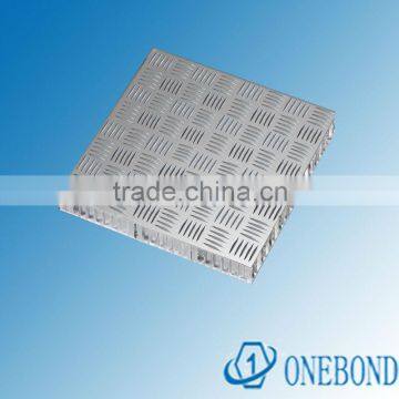 aluminium honeycomb panel for floor with anti-slip