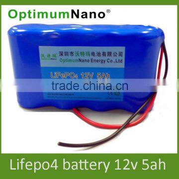 long life lithium battery 12v 5ah for motocycle