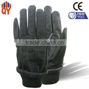 2015 Best Hot Sale Black Men Sheepskin Gloves