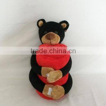 Stuffed animal toys baby blanket