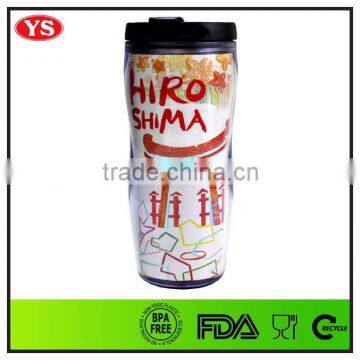 350ml Reusable Thermal Double Wall Coffee Mug With Paper Insert