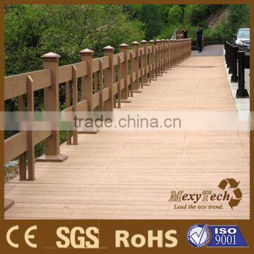 Wood Plastic Composite Artistic Fence Handrail and Corridor Handrail photo-3